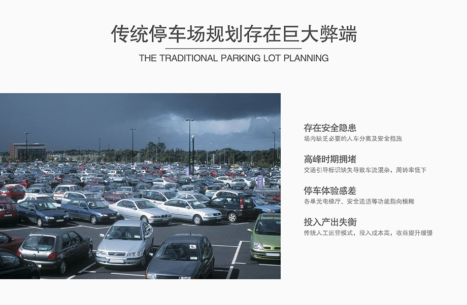 传统停车场规划存在巨大弊端